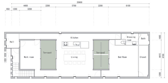 second floor plan