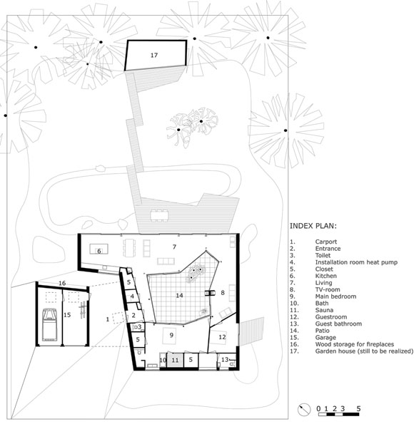 Site plan and first floor plan