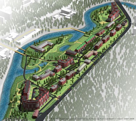 Визуализация проекта планировки района по улице Чкалова в г.Красноармейске, вид 1
